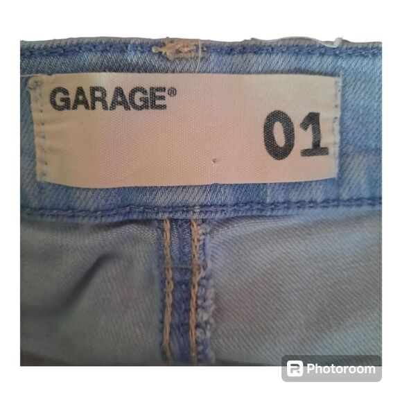 Garage Retro High Waist Short Light Wash Booty Shorts Super Soft Feel - Picture 2 of 4